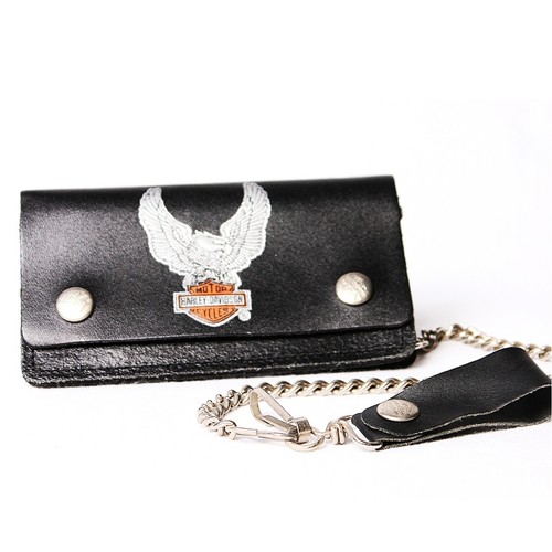 Geldbeutel biker leder - geldbeutel,,